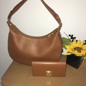 Ralph Lauren Hobo with matching wallet Brown PVC